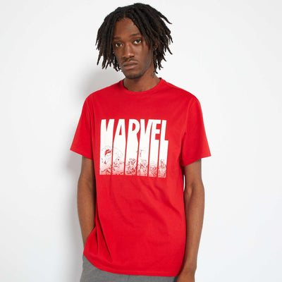 T-shirt 'Marvel' en jersey Rouge