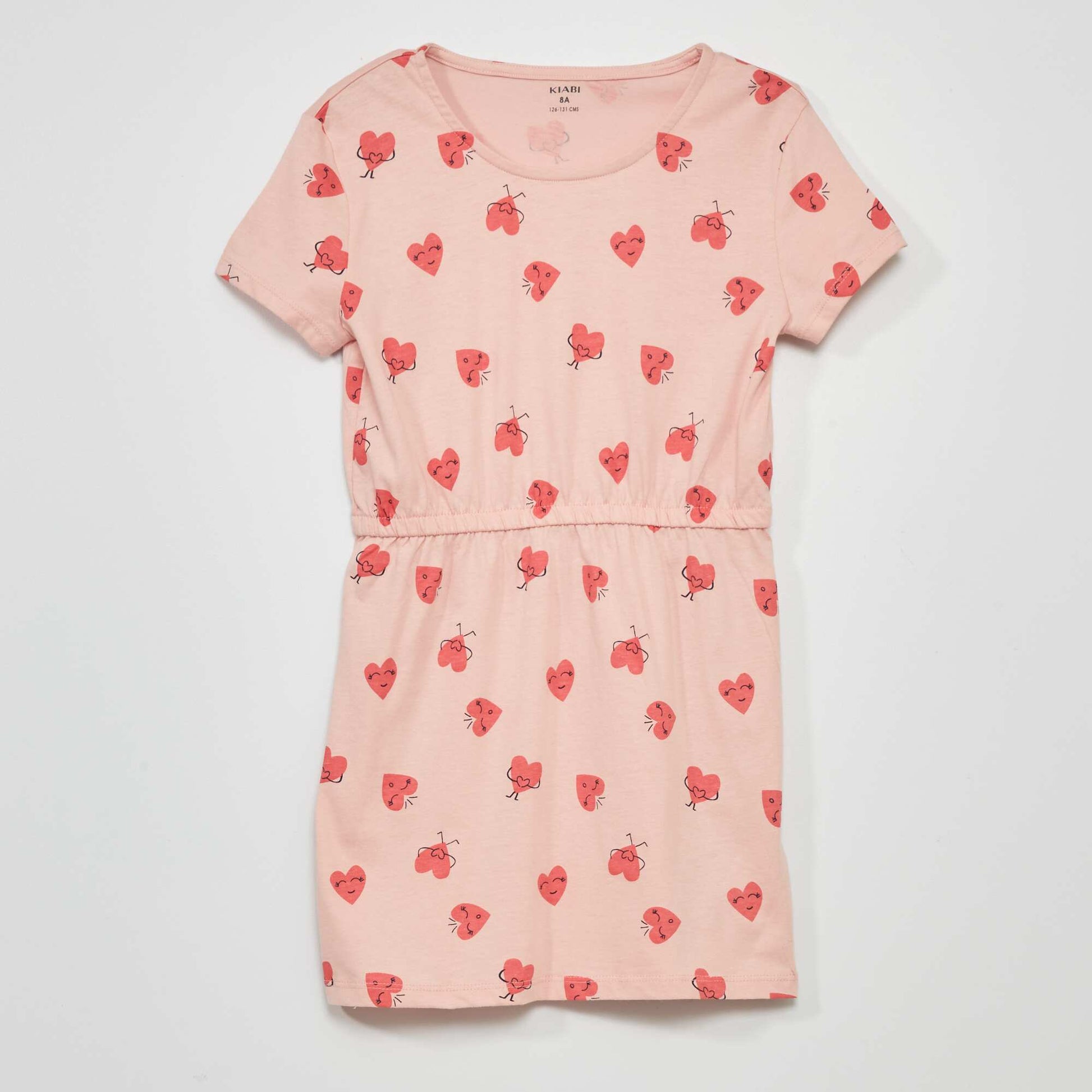 Robes en jersey avec imprim - Lot de 2 Rose