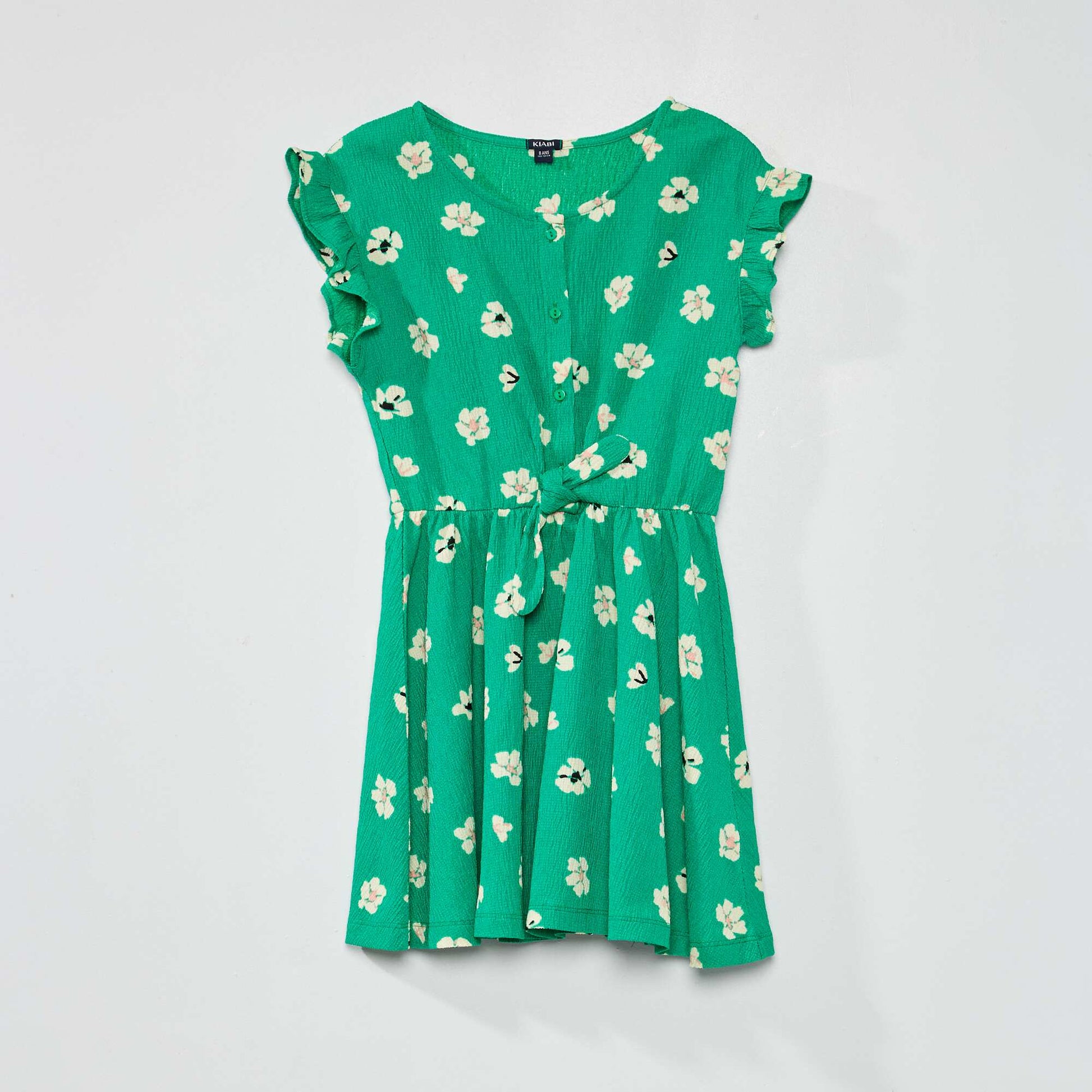 Robe en velours c tel Vert