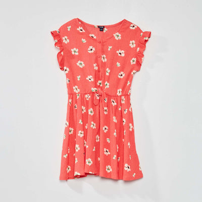 Robe en velours c tel Rose