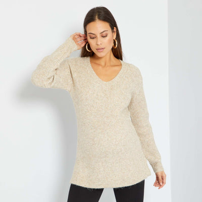Pull de grossesse BEIGE