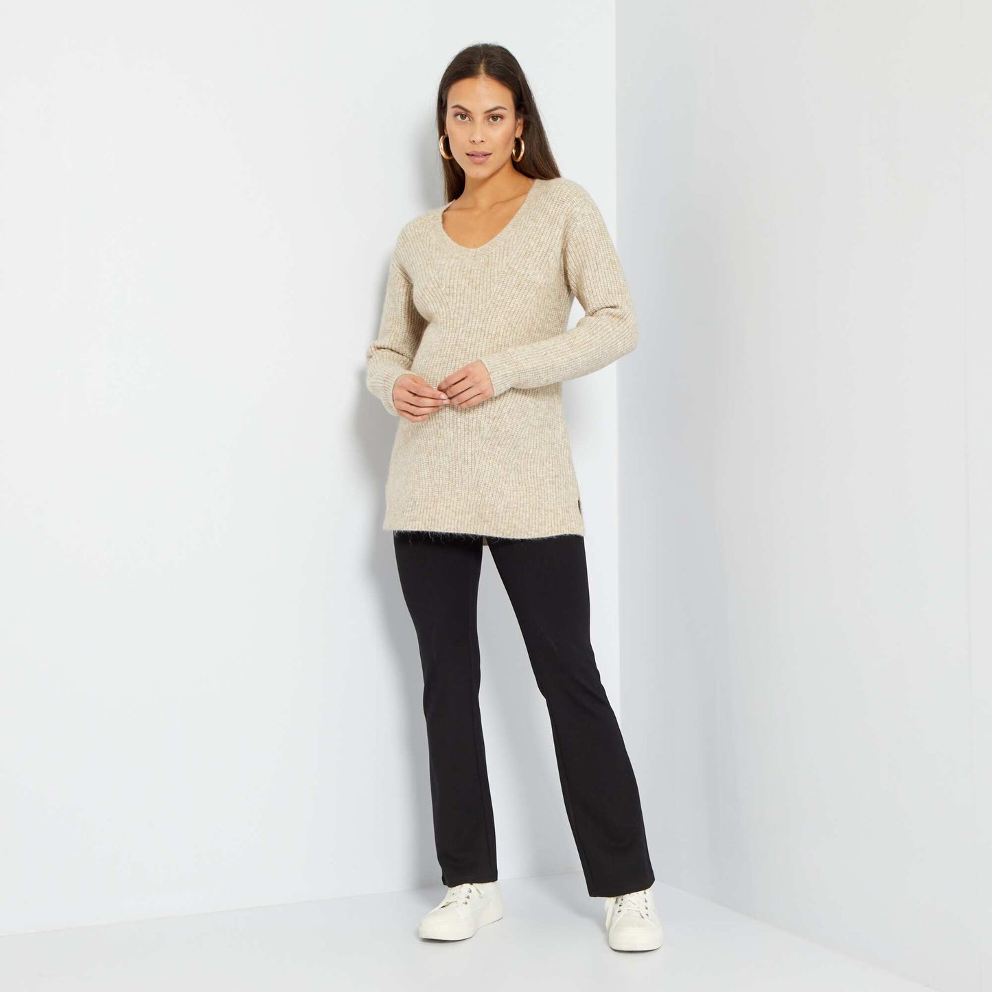 Pull de grossesse BEIGE