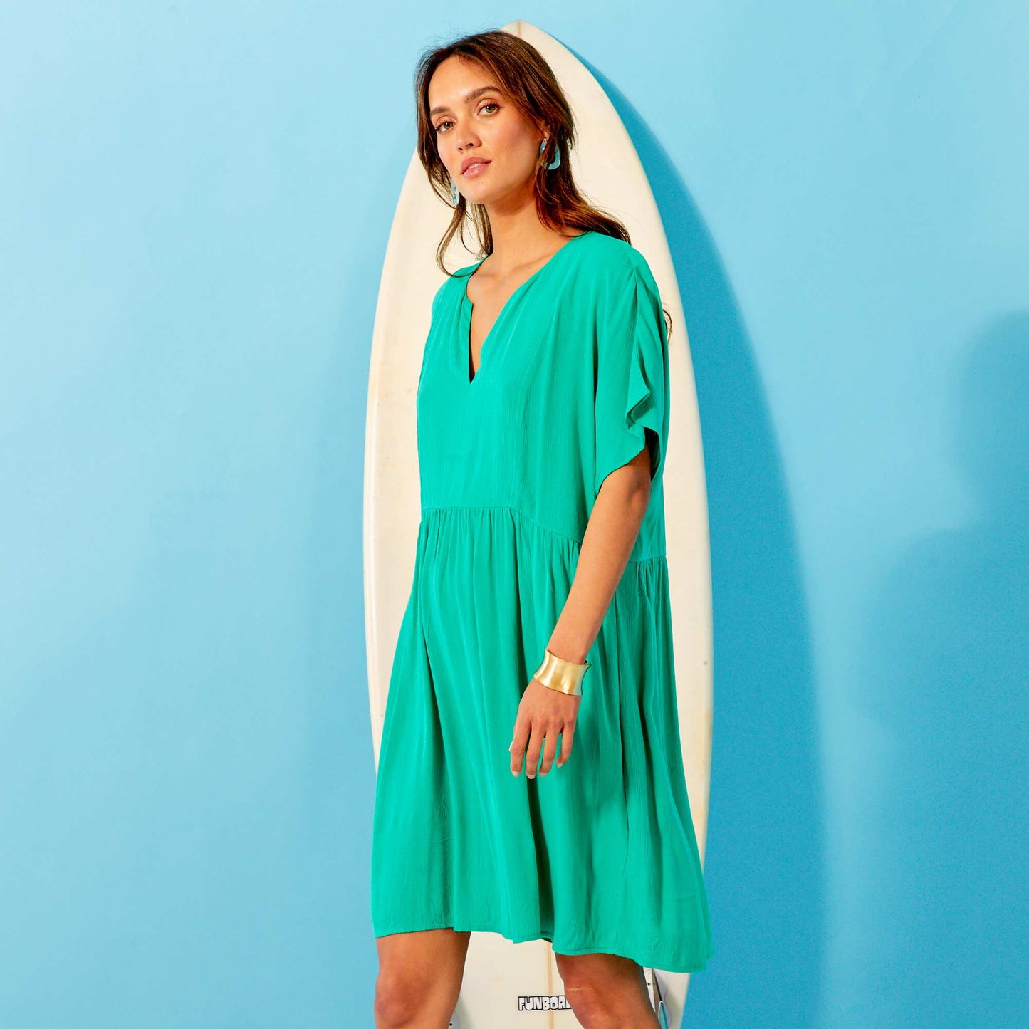 Robe courte Vert