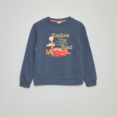 Sweat en molleton ''Cars' de 'Disney' 'Pixar' Bleu