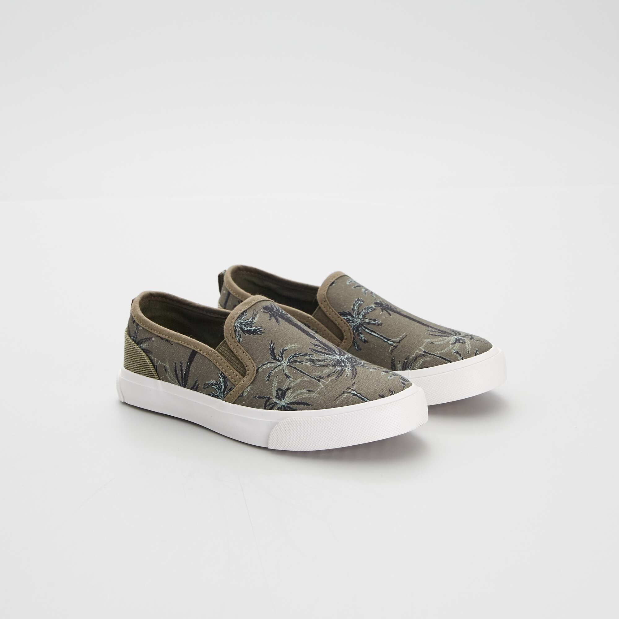 Basket slip on Kaki