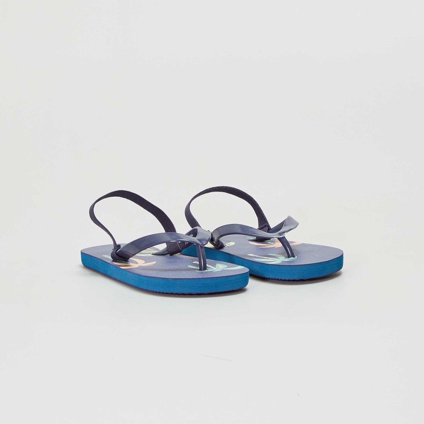 Tongs de plage Bleu