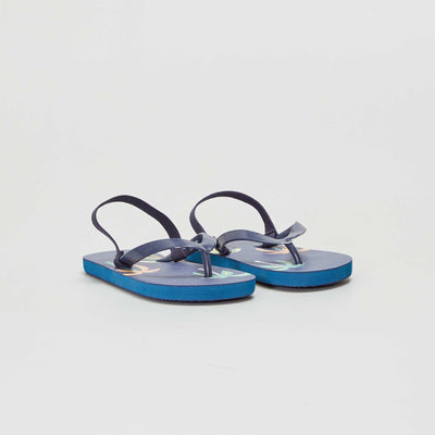 Tongs de plage Bleu