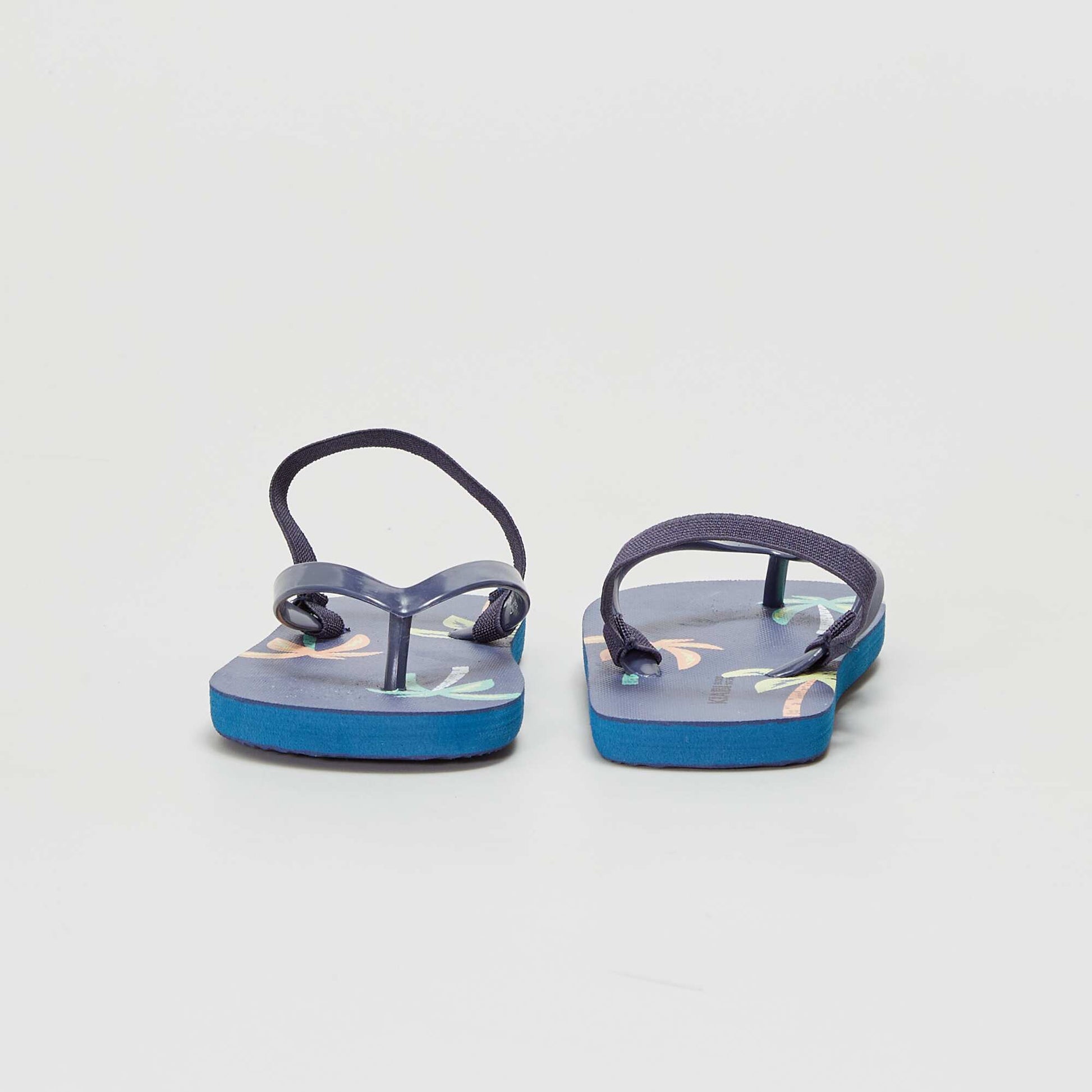 Tongs de plage Bleu