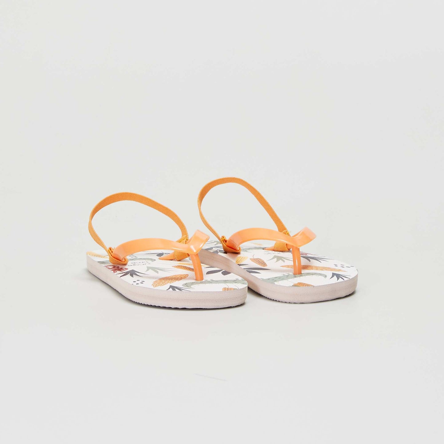 Tongs de plage Blanc/orange