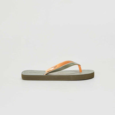 Tongs de plage Kaki