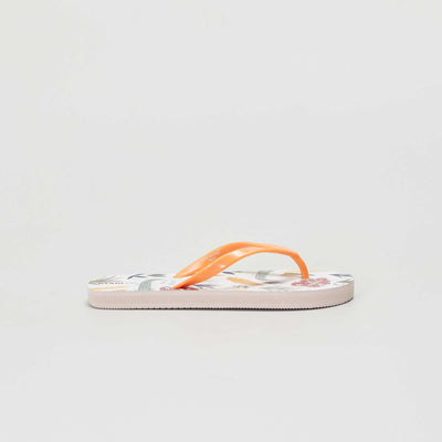 Tongs de plage Blanc/orange