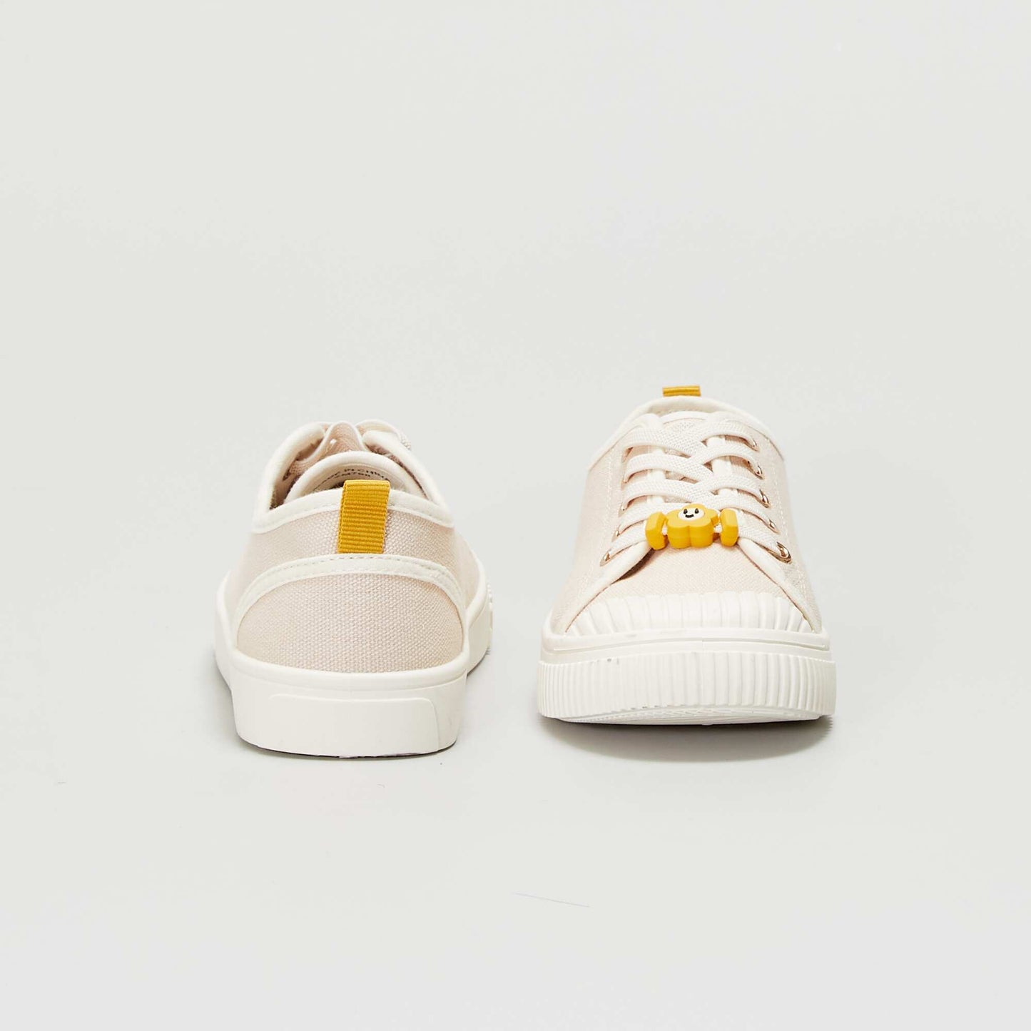 Baskets en toile imprim es Rose