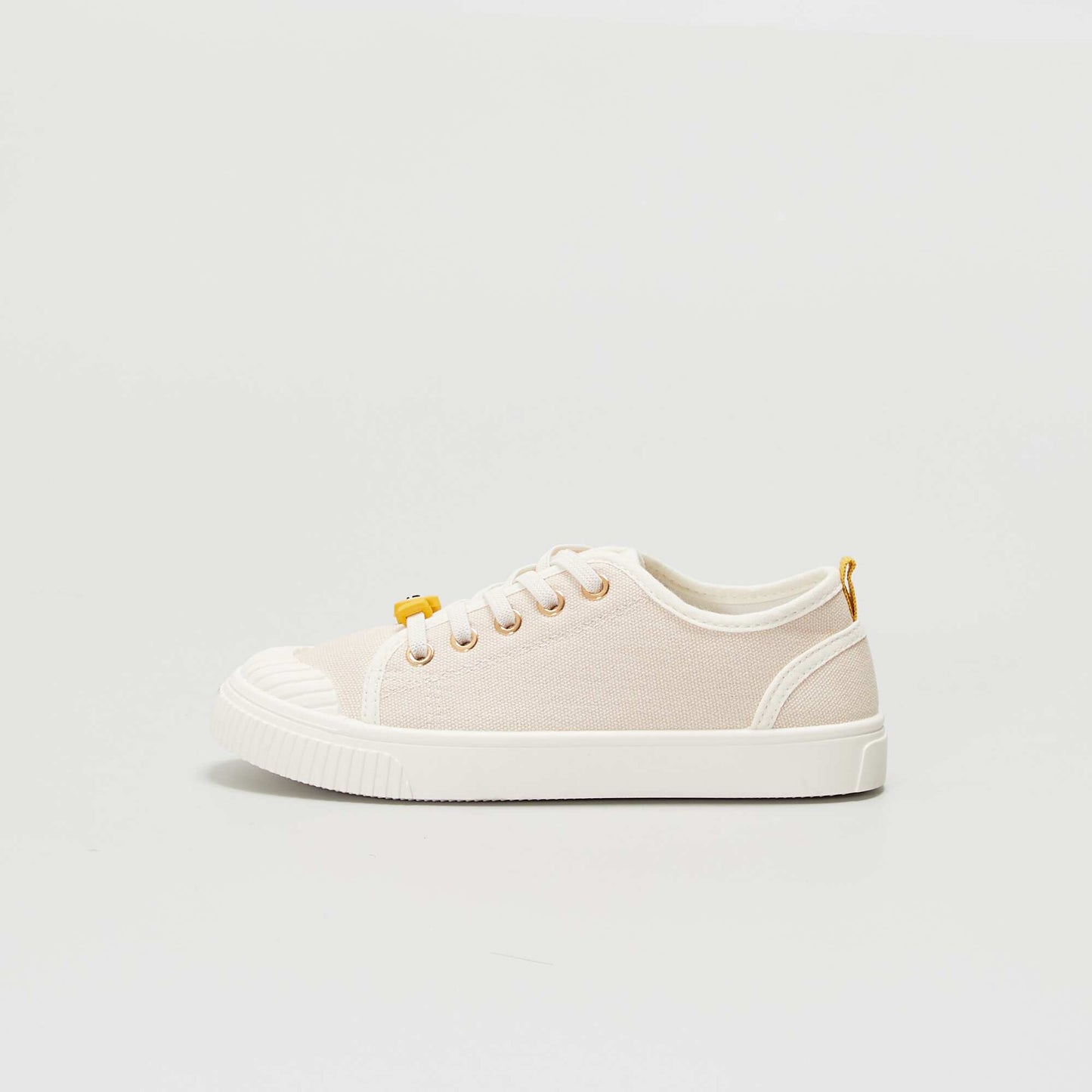 Baskets en toile imprim es Rose