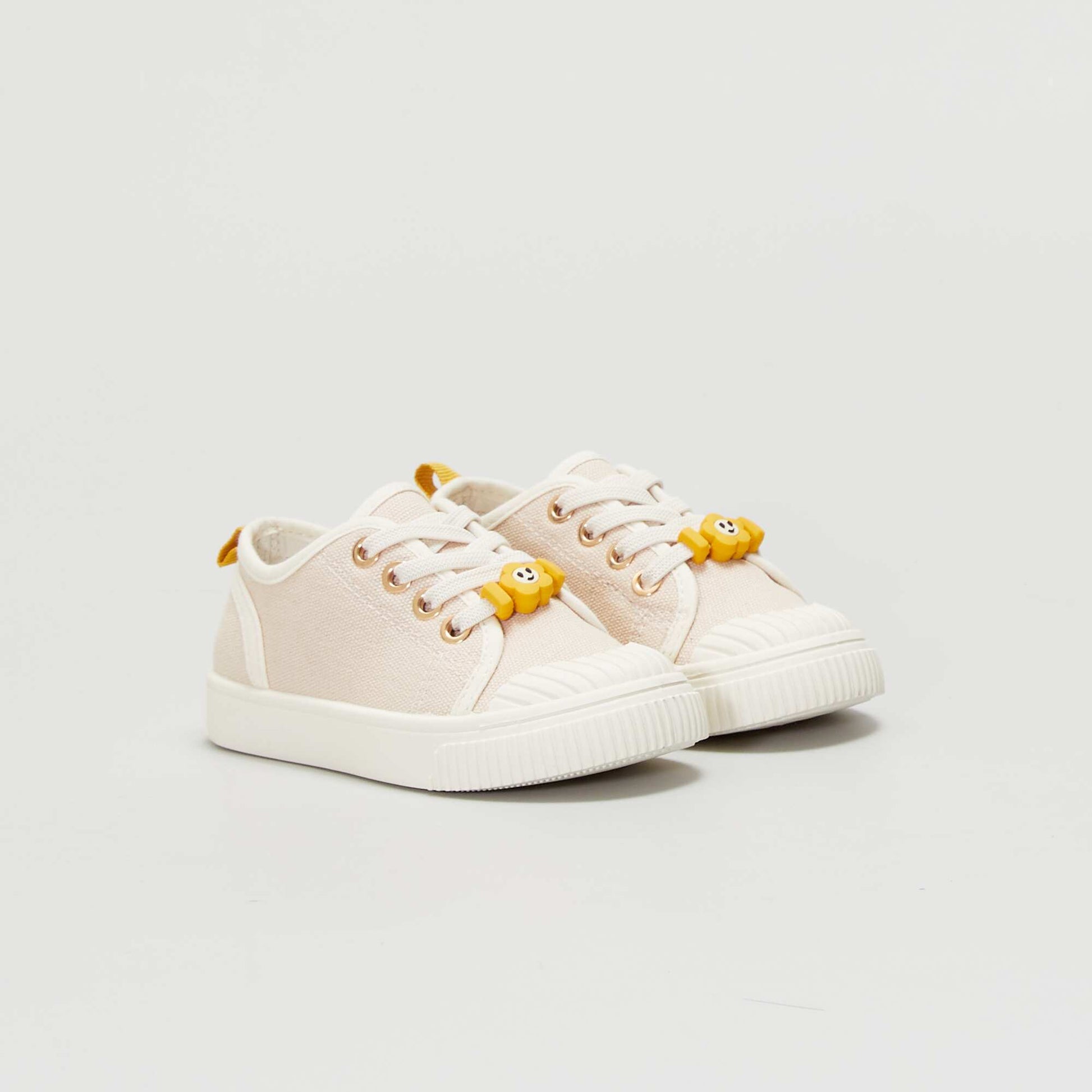 Baskets en toile Rose