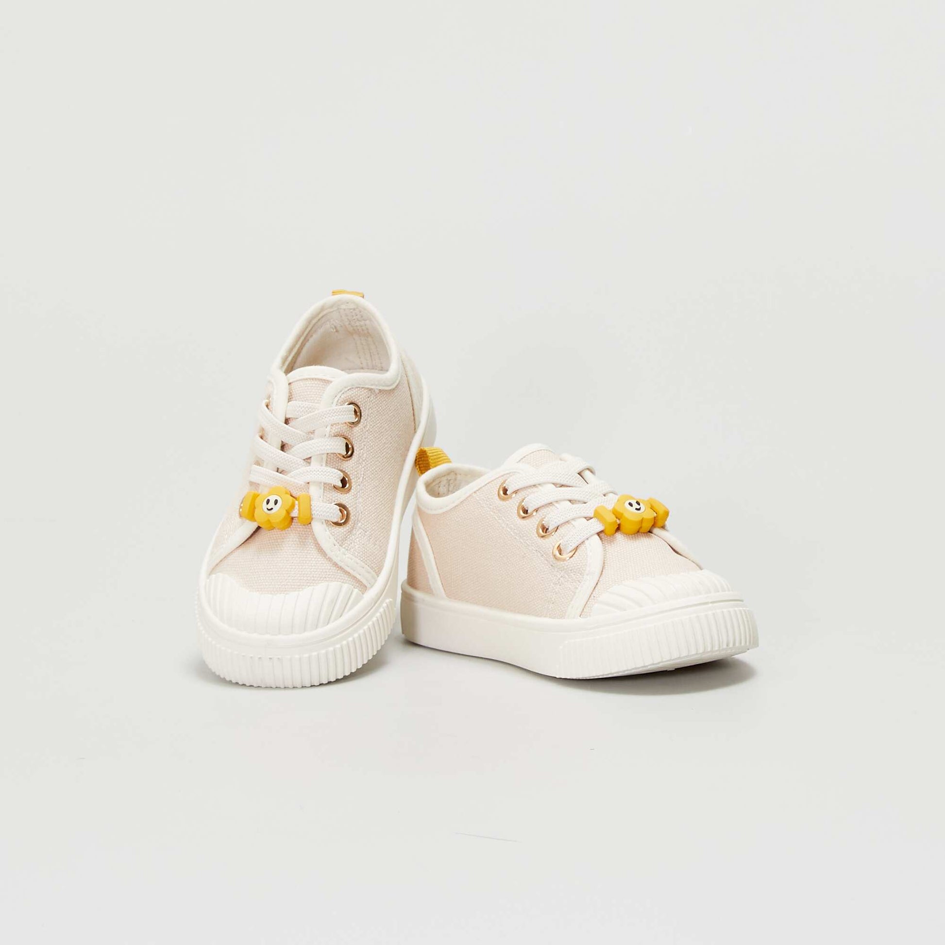 Baskets en toile Rose