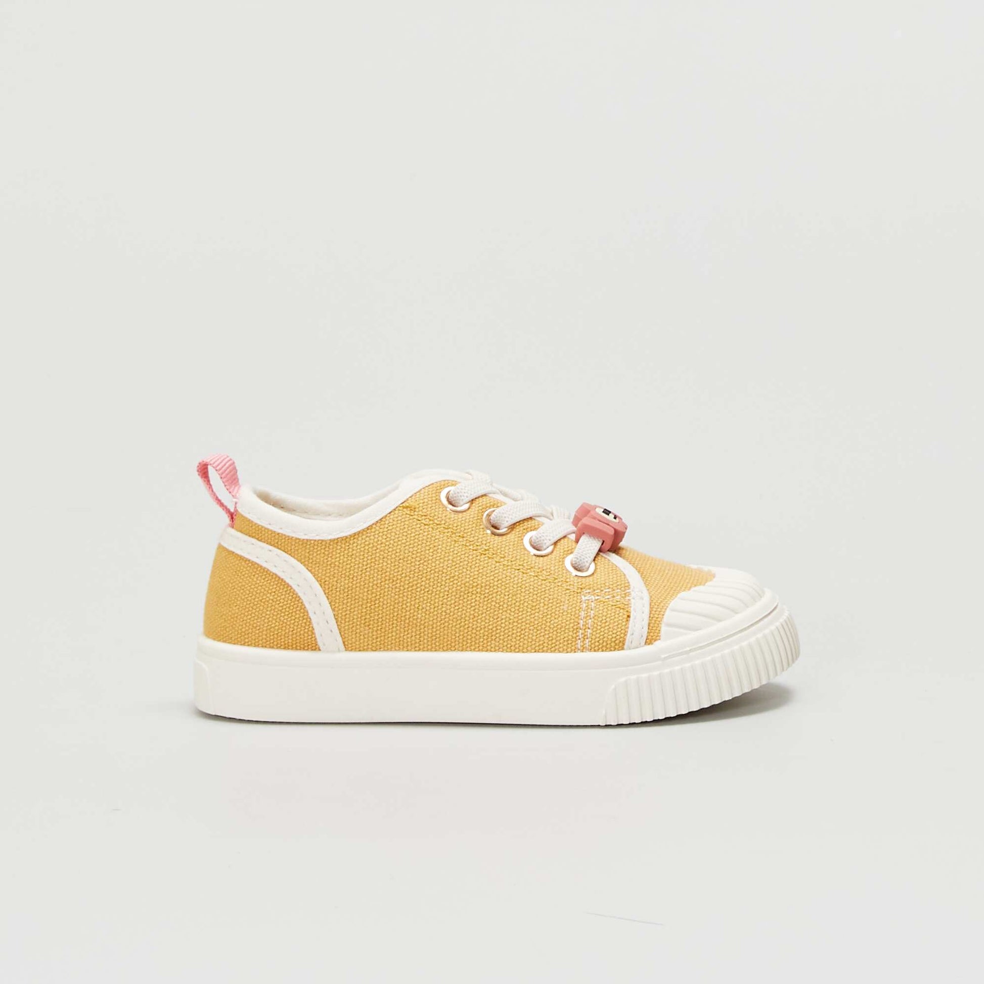 Baskets en toile Jaune