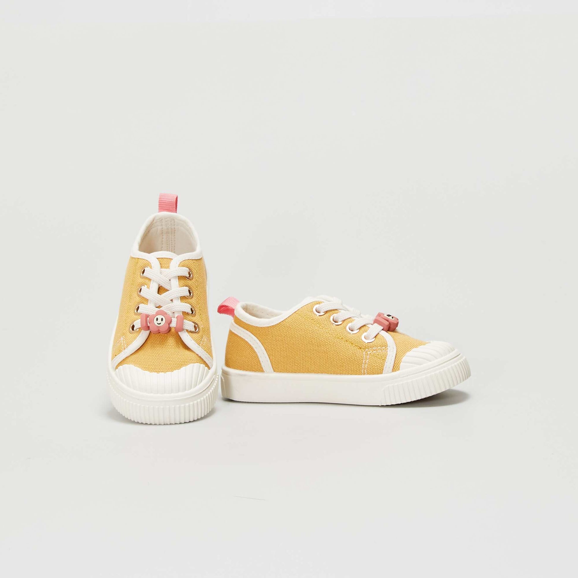 Baskets en toile Jaune