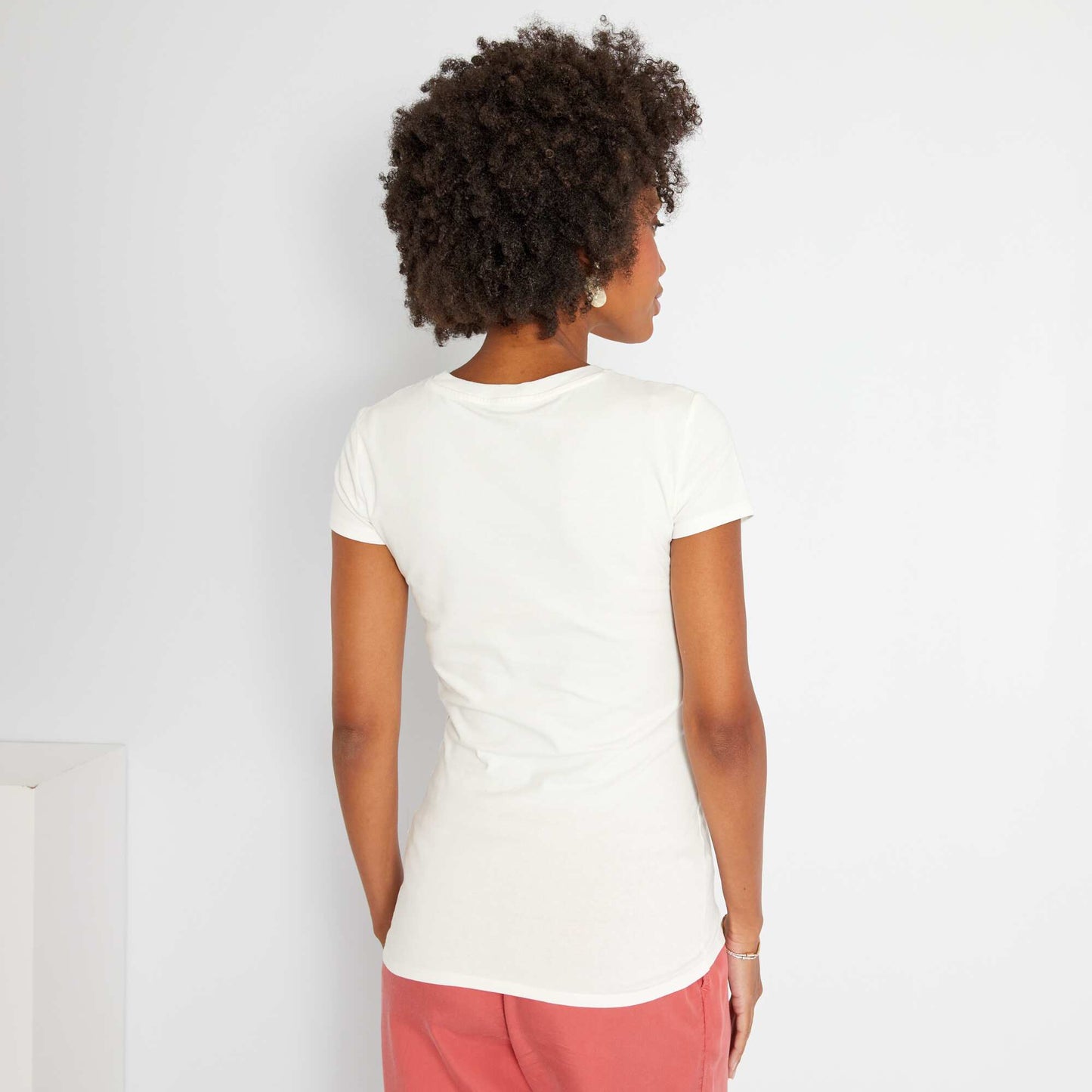 T-shirt grossesse avec imprim Blanc