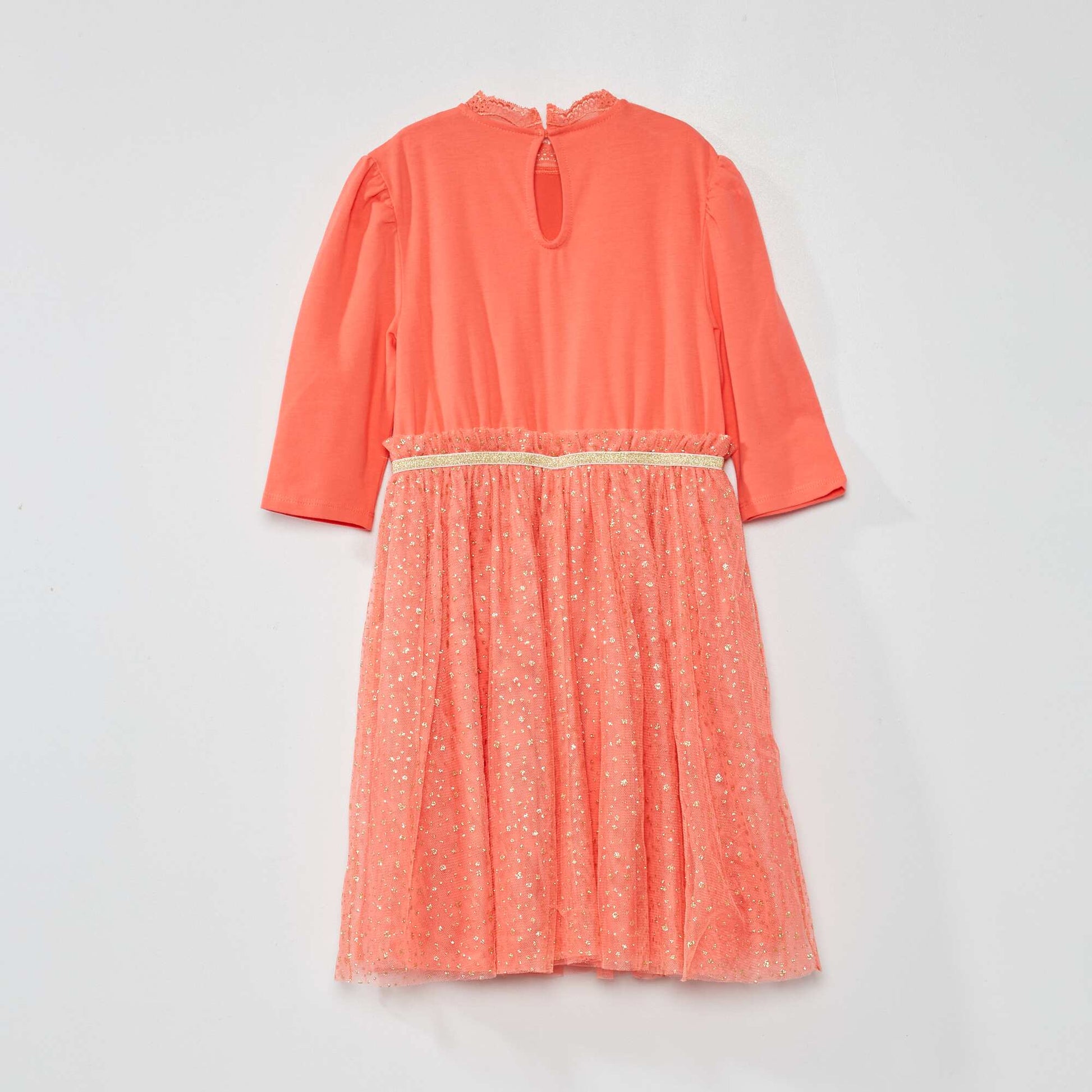 Robe avec tulle fantaisie Rose
