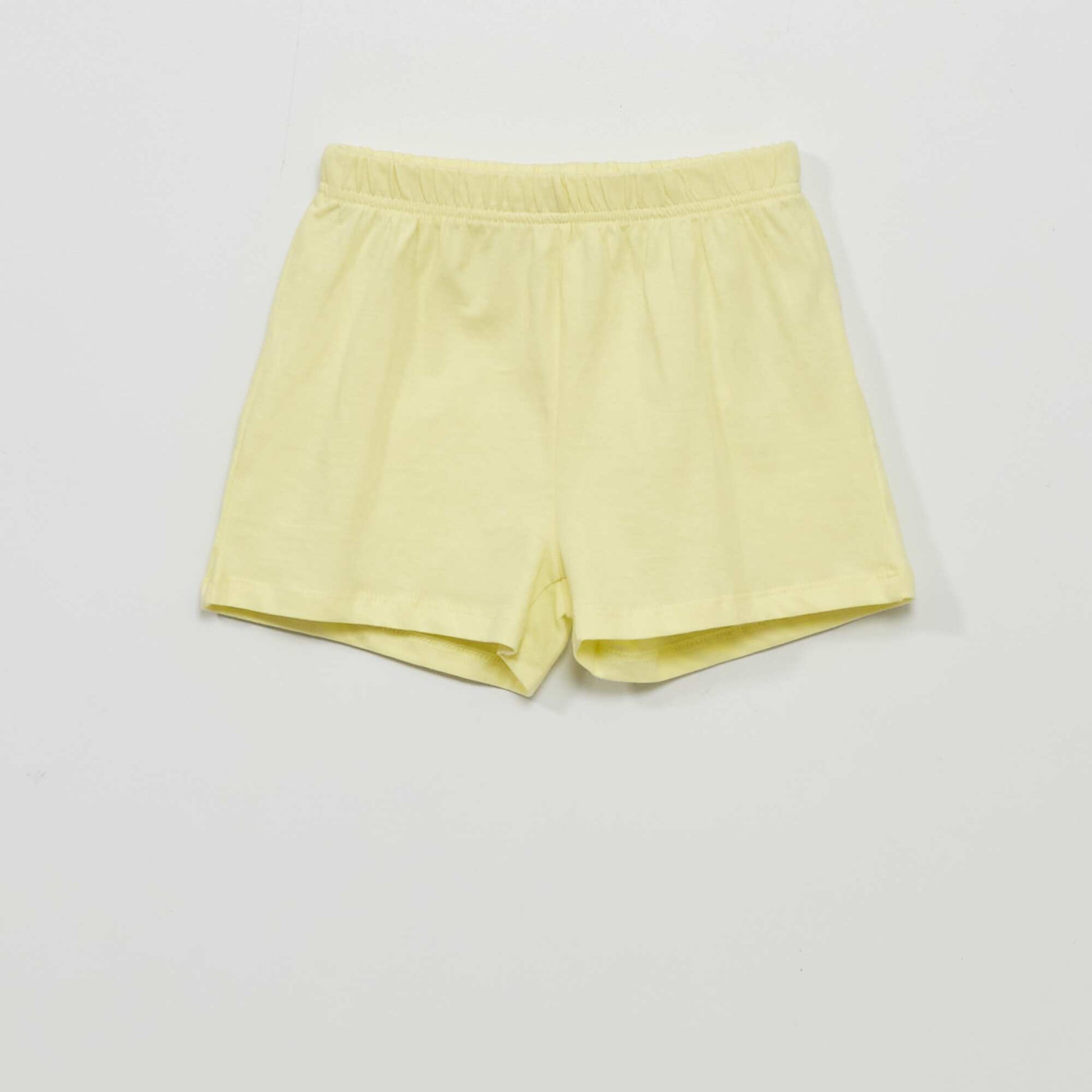 Pyjama court en jersey - 2 pi ces Jaune