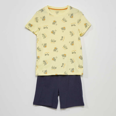 Ensemble pyjama - 2 pi ces Jaune