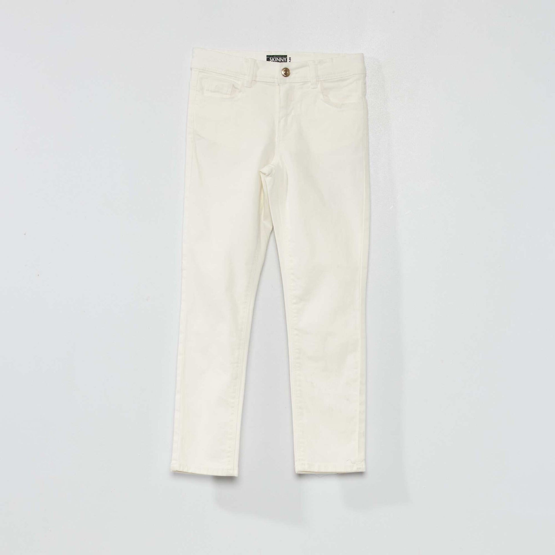 Pantalon skinny blanc