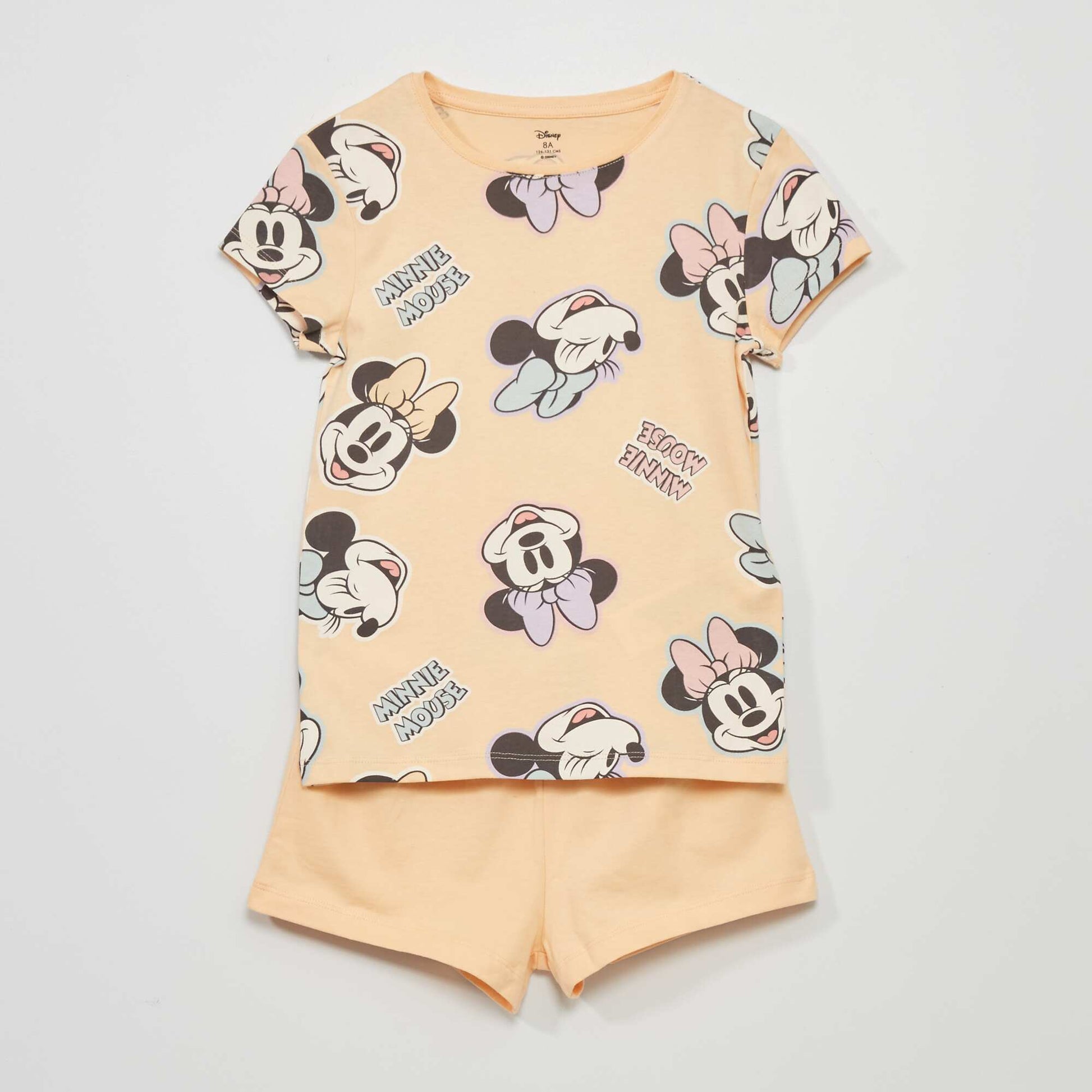 Pyjama court 'Disney'- 2 pi ces Orange