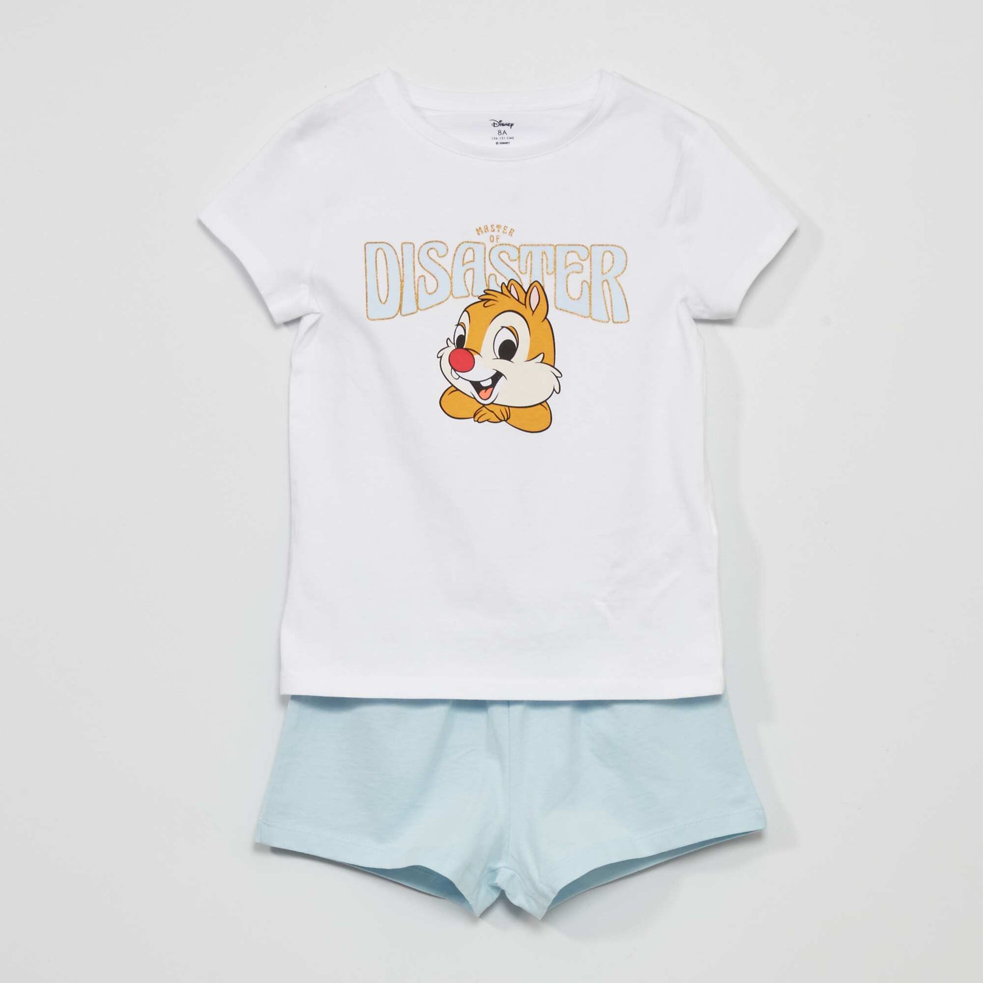 Pyjama court 'Disney'- 2 pi ces Blanc