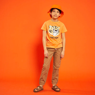 Pantalon esprit 'jogger' Beige