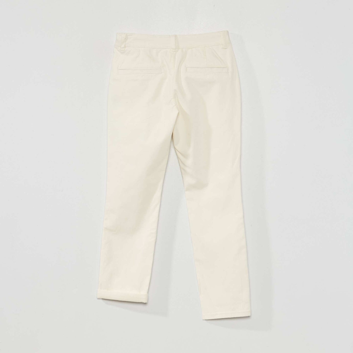 Pantalon chino regular blanc