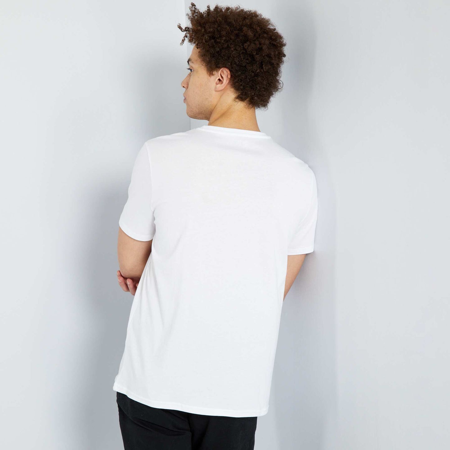 T-shirt imprim  Blanc
