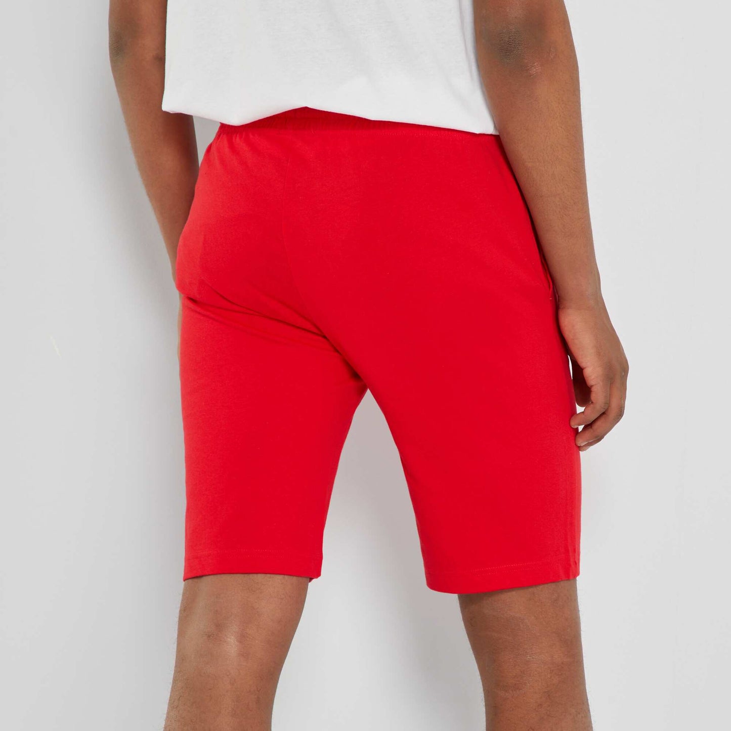 Short de sport - Lot de 2 Rouge/noir