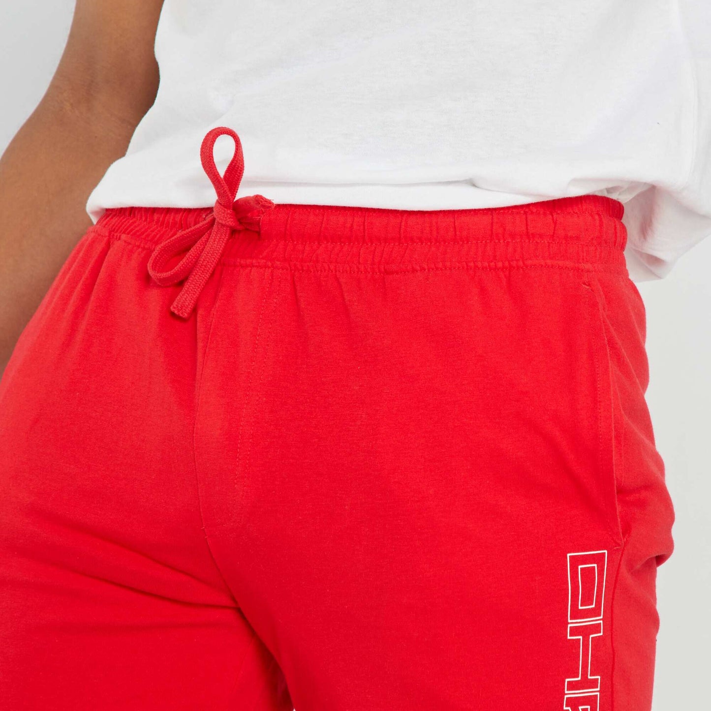 Short de sport - Lot de 2 Rouge/noir