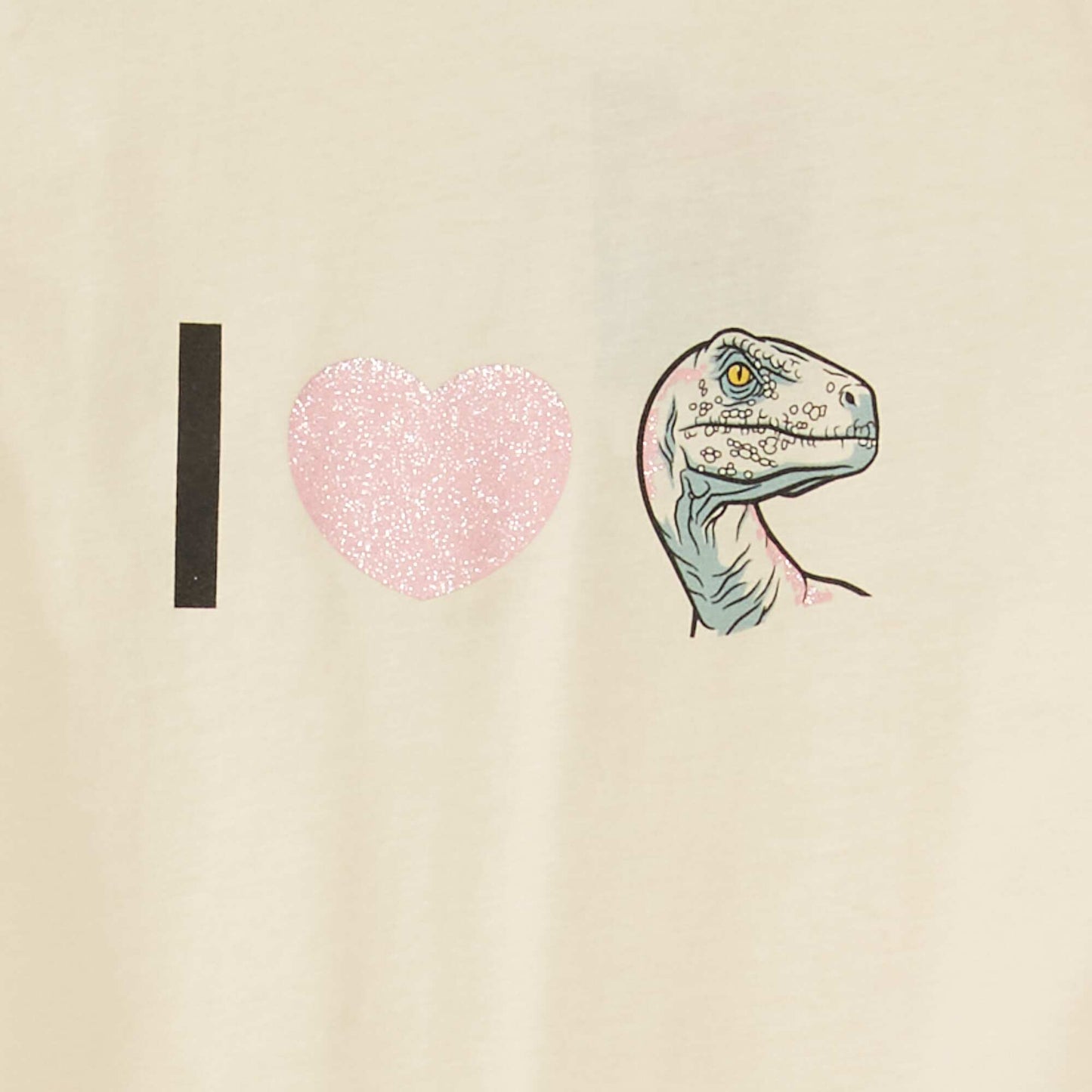 Tee-shirt imprim 'Jurassic Park' Beige