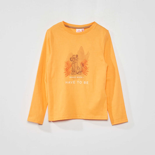 T-shirt en jersey 'Roi Lion' ORANGE