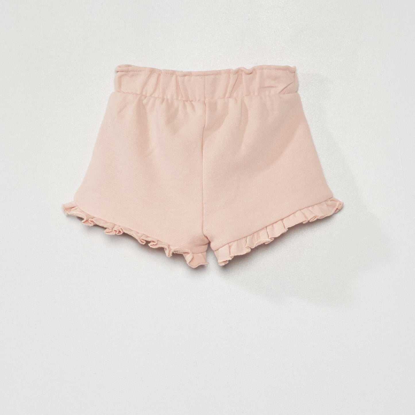 Short en jersey uni Rose