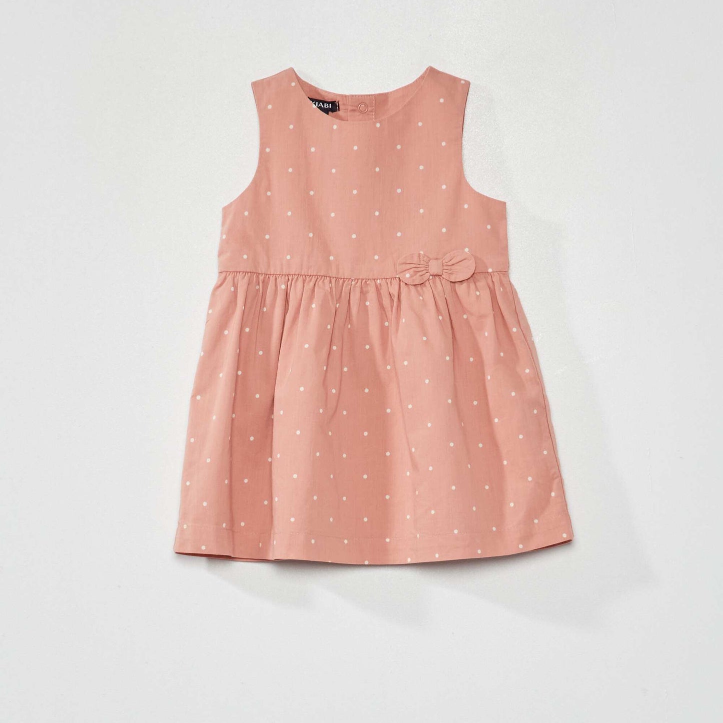 Robe en voile de coton avec imprim Rose