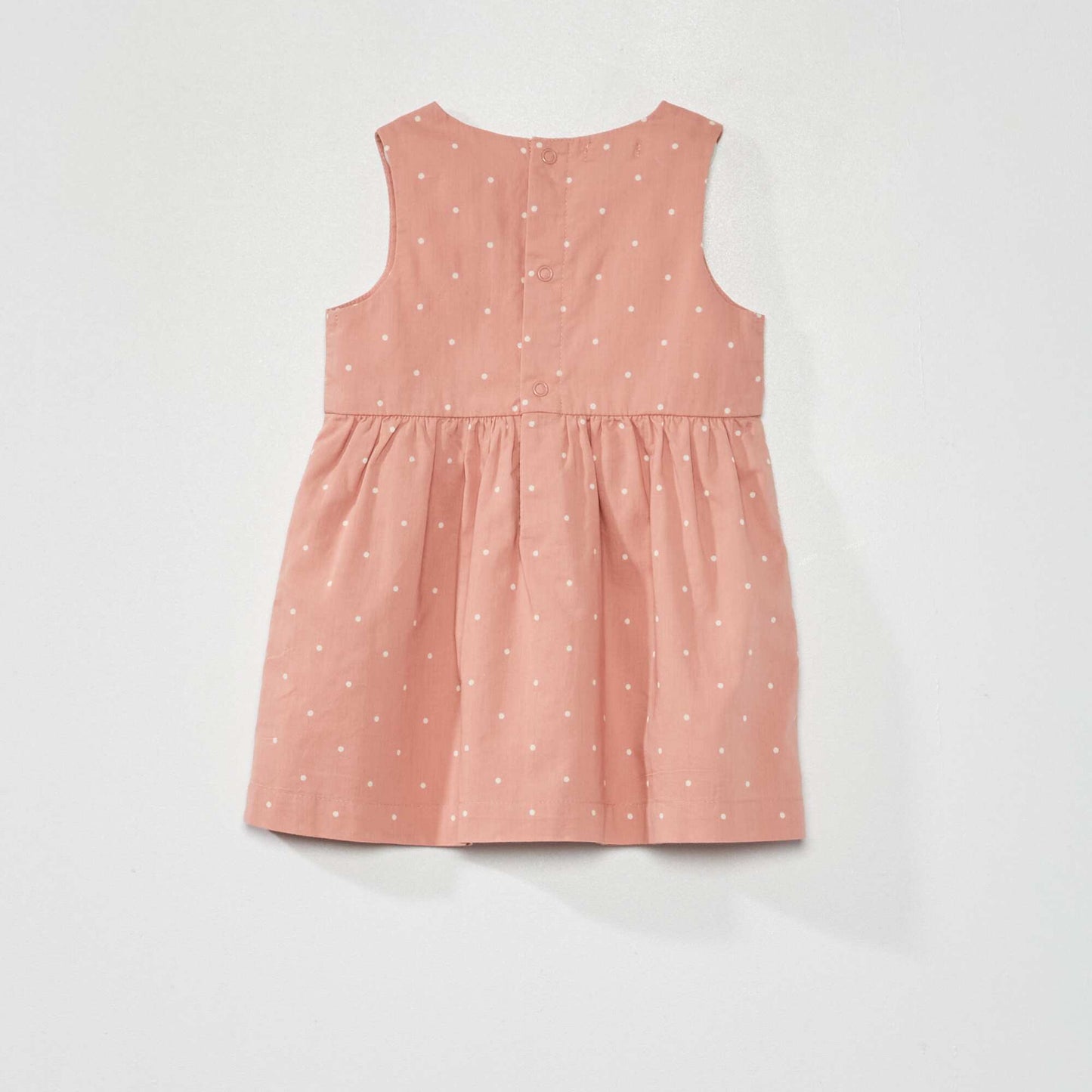 Robe en voile de coton avec imprim Rose