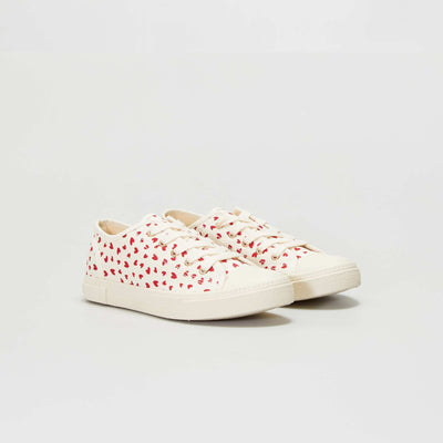 Baskets en toile Blanc