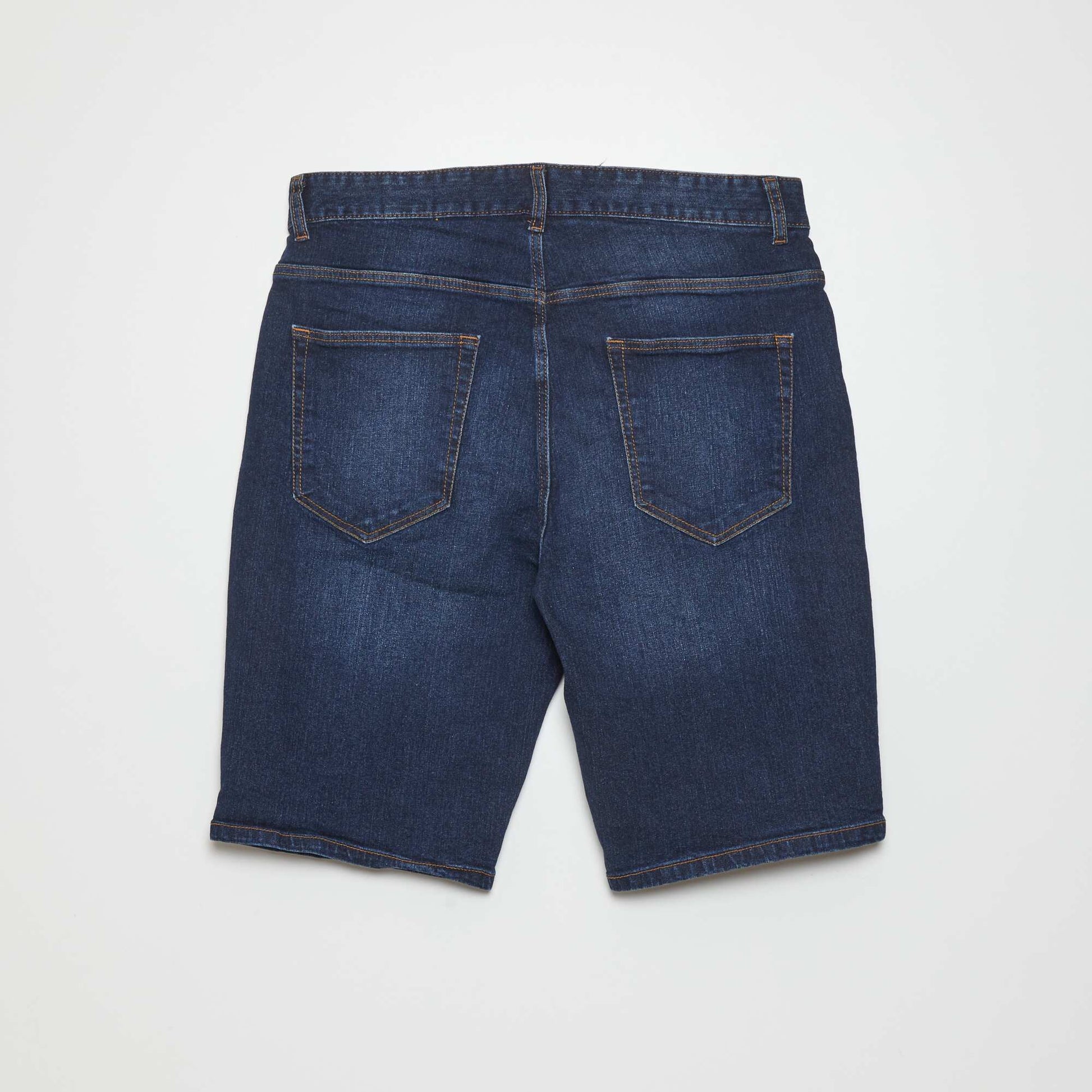 Bermuda en jean stretch Bleu