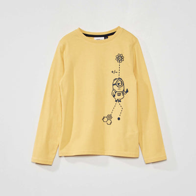 T-shirt en jersey 'Minions' JAUNE