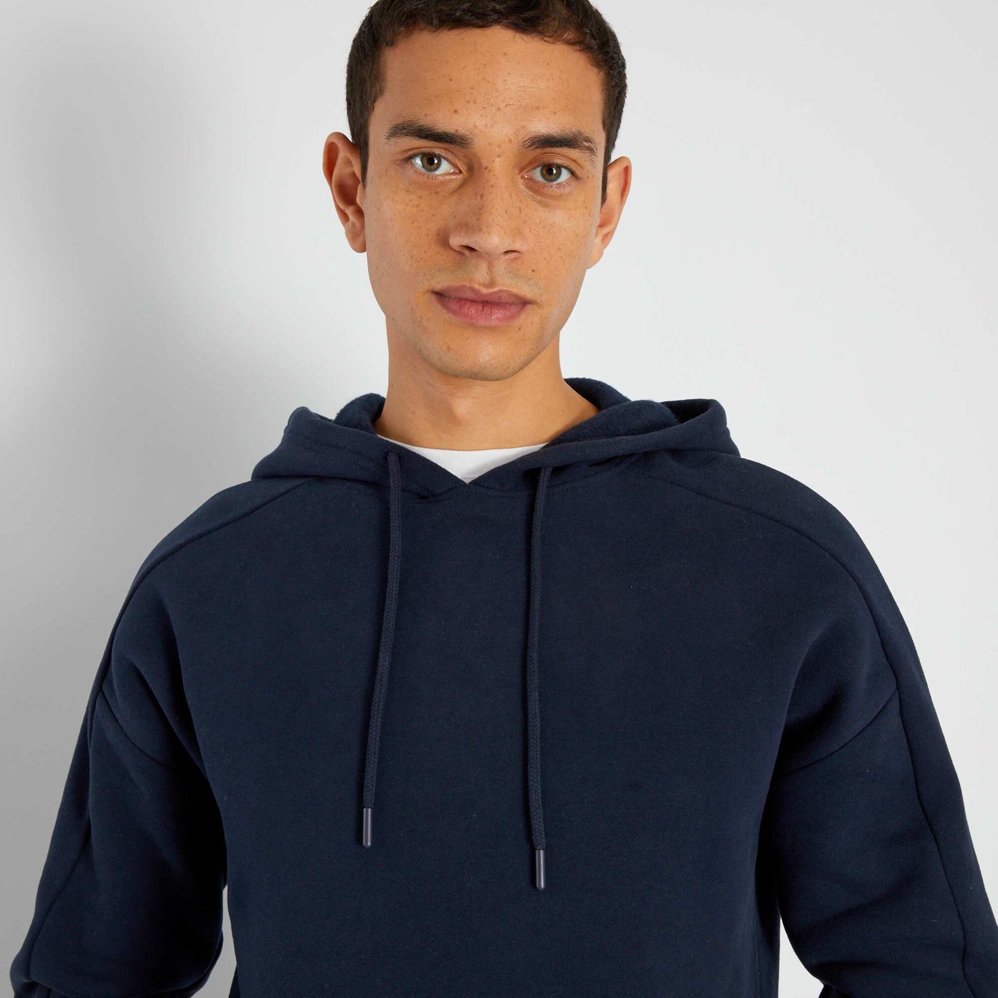 Sweat capuche avec poche kangourou Bleu