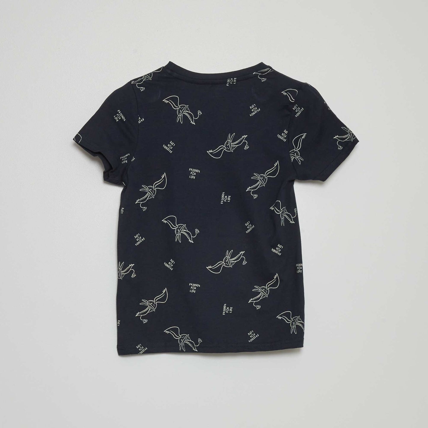 T-shirt motif Bleu