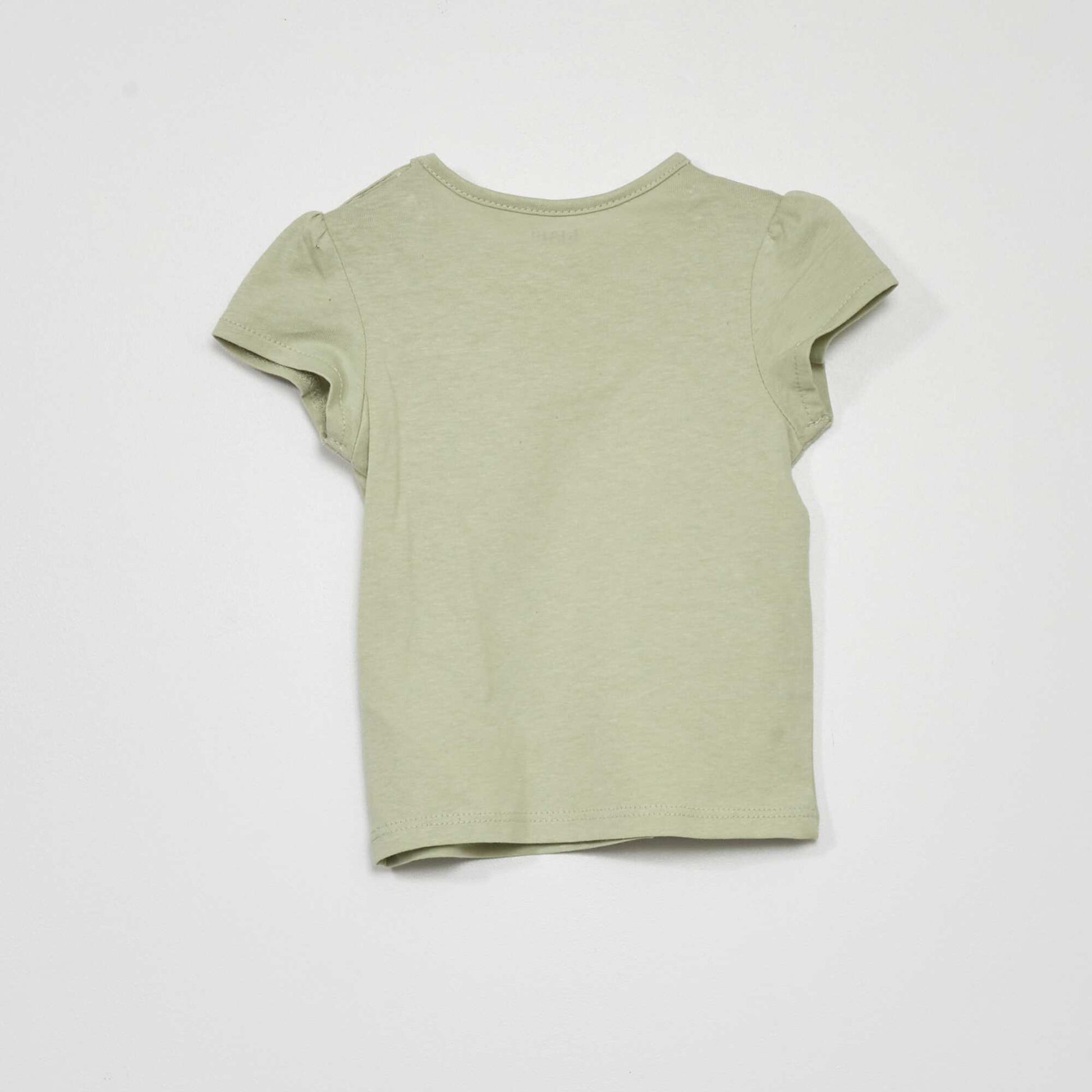 T-shirt en jersey avec imprim Vert gris