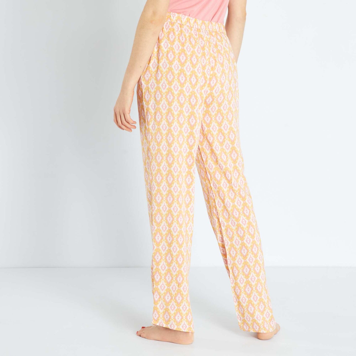 Pantalon de pyjama fluide Multicolore