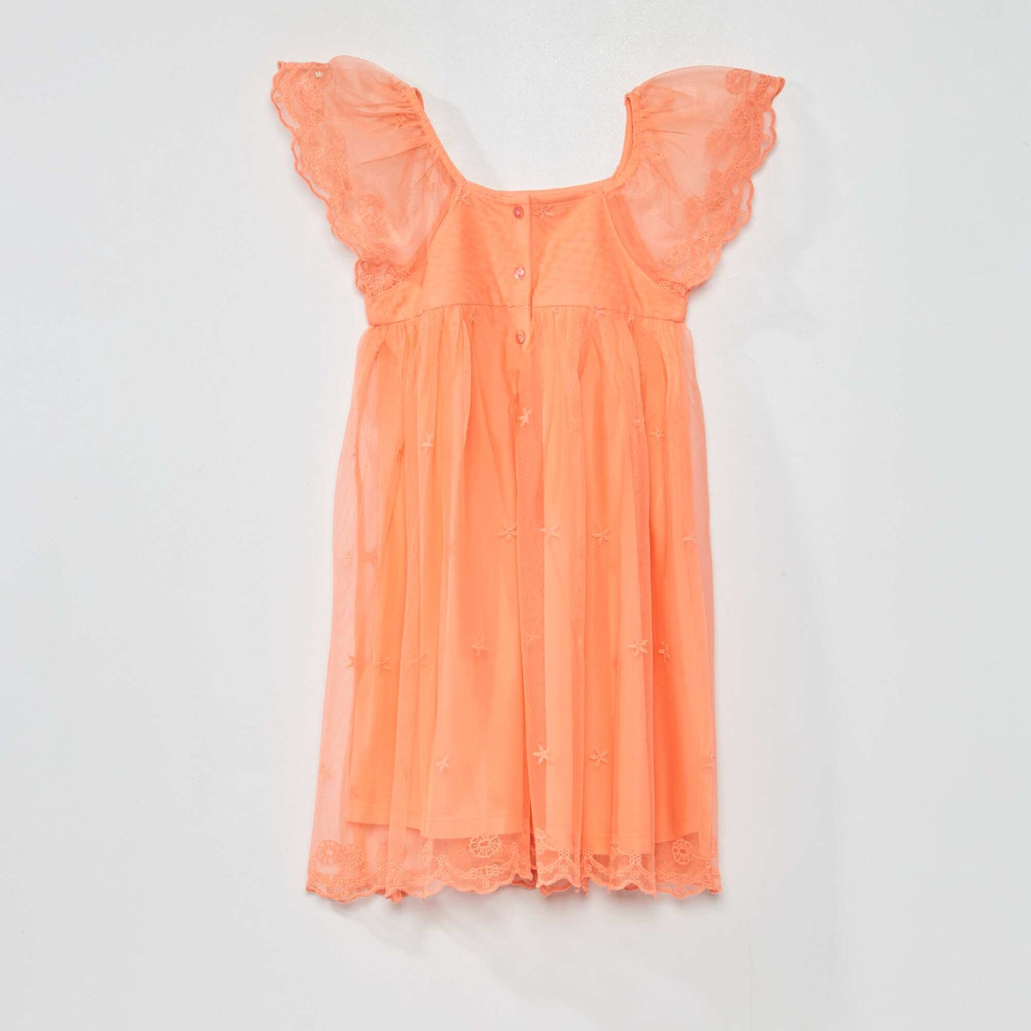 Robe de c r monie en tulle Orange