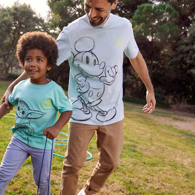 T-shirt manches courtes 'Mickey' Bleu