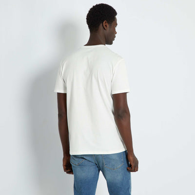 T-shirt manches courtes 'Iron Man' Blanc