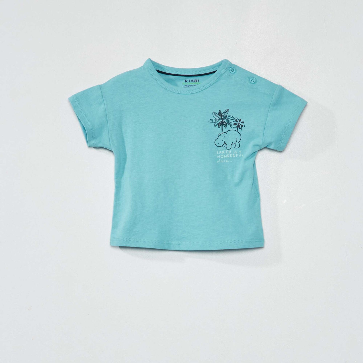 Ensemble t-shirt + short - 2 pi ces Bleu