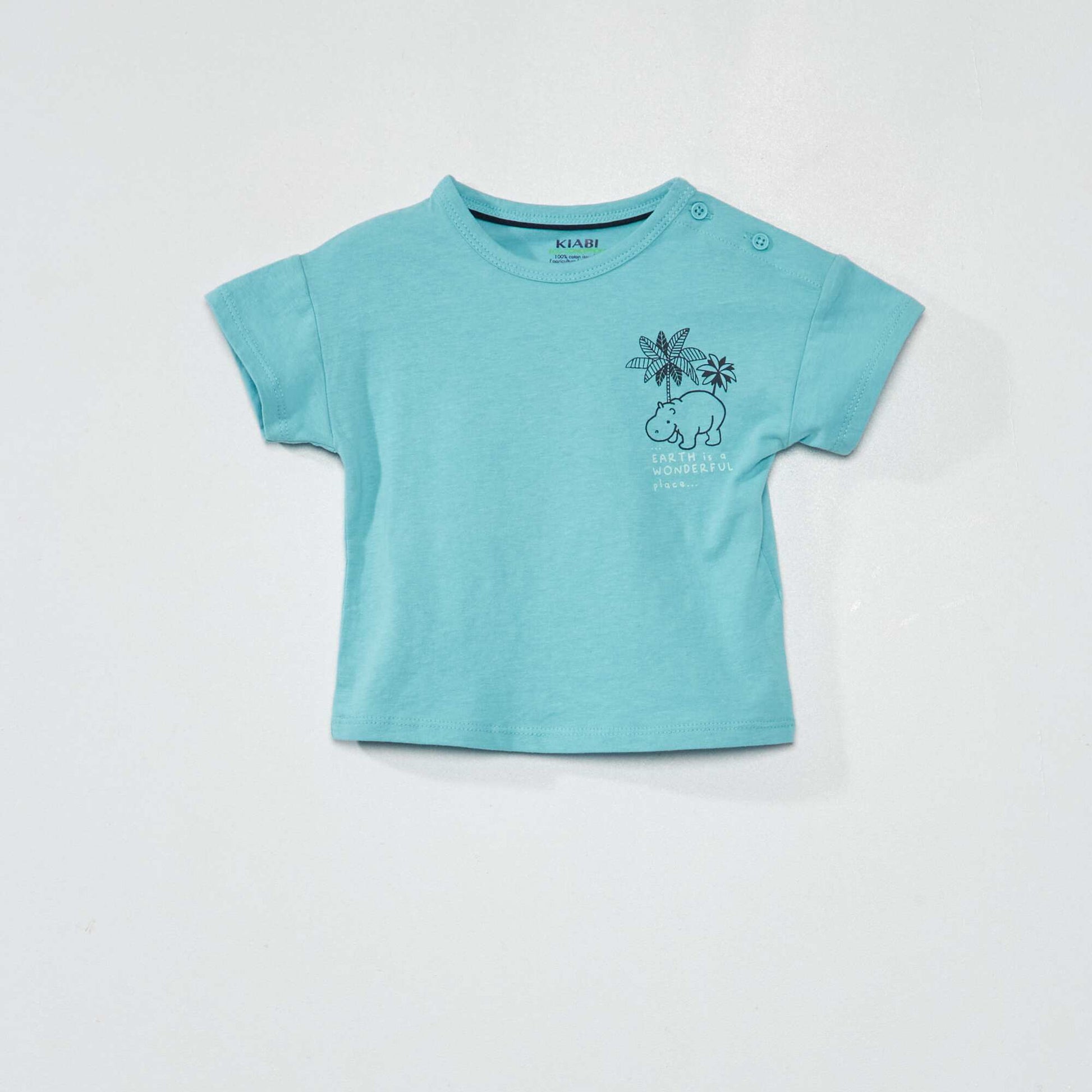 Ensemble t-shirt + short - 2 pi ces Bleu